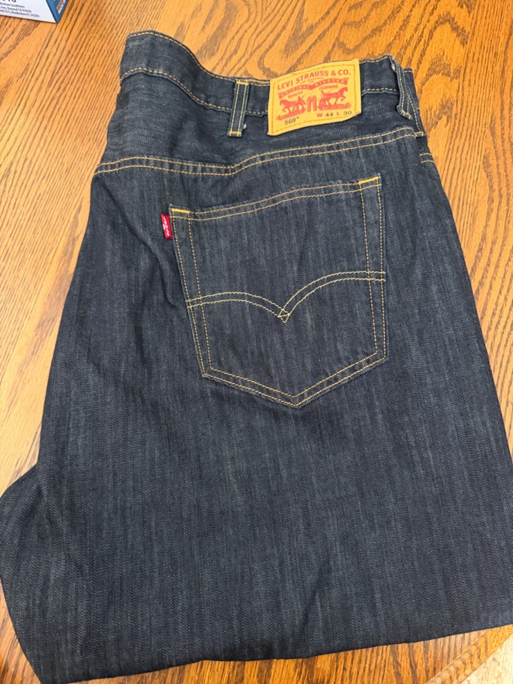 Levi's 569 Men's Dark Indigo Straight Jeans